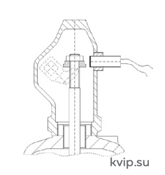 ARMAK Si2501 PN16 Клапан предохранительный пропорциональный пружинный со вспомогательным колоколом угловой фланцевый